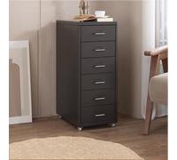 ZBZFGE Archivador rodante de Metal con Cerradura, 18 x 16 x 11 Pulgadas, Organizador de Almacenamiento móvil con Ruedas para Oficina en casa, Almacenamiento Seguro de Documentos, Metal Elegante para