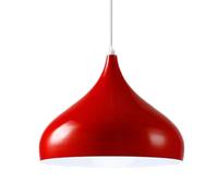 ZBZFGE Bar Dining Chandelier Retro Aluminum Colored Lampshade Lamp Creative Personality Decoration Lighting Fixtures for Room, Table, Light Red Color, a, 42cm