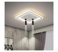 ZBZFGE Ceiling Light Compatible with Living Room Bedroom Indoor Round Square Lamp with Spotlight Mounted AC85-260V