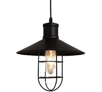 ZBZFGE Ceiling Light Retro Industrial Winder Restaurant Bedroom Bedside American Creative Wrought Iron Coffee Shop Bar Black Chandelier