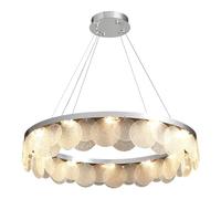 ZBZFGE Ceiling Pendant, Ceiling Light, Round Glass Pendant Living Room Bedroom Dining Room ，Crystal Chandelier for Living Room