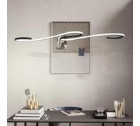 ZBZFGE Chandelier Creativity Aluminum Chandelier Pendant Lights Hanging Lights Dimmable with Remote Control Height Adjustable Apply to Restaurant Office Corridor，46W ，Hanging Lamp