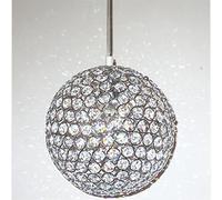 ZBZFGE Chandelier Lamp, Fashion Lights Diameter 15CM Round Crystal Lamps Lighting Pendant Lamp, LED Chandelier,Keep Your Eyes,Hanging Light