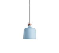ZBZFGE Chandelier Restaurant Decoration Lighting Light 1 Craft Pendant Lamp Industrial E27 Base Chandeliers Color Fixtures Minimalist Single Head Fixture Ceiling Chandelier,Hanging Light(Bl