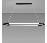 ZBZFGE Chandelier Tricolor Dimming Restaurant Chandelier Oval Acrylic Lampshade Pendant Lights Creativity Personality Bar Cafe Hanging Lights ，Hanging Lamp