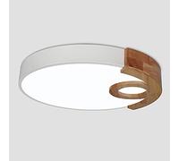 ZBZFGE Chandeliers, Creative LED Light Nordic Fixture Infinite Dimming Ceiling Lighting with Remote Energy Saving Household Flat Lamp for Bedroom, Living Room(White,50cm)