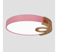 ZBZFGE Chandeliers, Creative LED Light Nordic Fixture Infinite Dimming Ceiling Lighting with Remote Energy Saving Household Flat Lamp for Bedroom, Living Room(Pink,40cm)