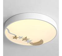 ZBZFGE Chandeliers, LED Fixture Flush Mount Creative 36W 2700lm Ceiling Lighting Promise Dimming Household Flat Light with Remote for Bedrooms (Colo