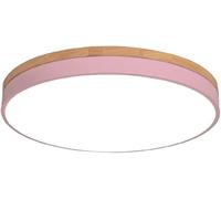 ZBZFGE Chandeliers, LED Flush Mount Minimalist Round Ultra-Thin Embedded Light Three-Color Adjustable Energy Saving Ceiling Lights Rust-Proof Iron Frame Easy to Install Home Ligh