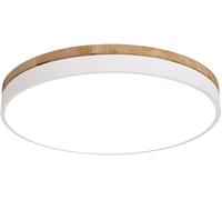 ZBZFGE Chandeliers, LED Flush Mount Minimalist Round Ultra-Thin Embedded Light Three-Color Adjustable Energy Saving Ceiling Lights Rust-Proof Iron Frame Easy to Install Home Ligh