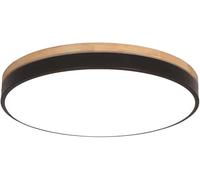 ZBZFGE Chandeliers, LED Flush Mount Minimalist Round Ultra-Thin Embedded Light Three-Color Adjustable Energy Saving Ceiling Lights Rust-Proof Iron Frame Easy to Install Home Ligh