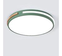 ZBZFGE Chandeliers, LED Nordic Other Wooden Border Decorations Flush Mount Fixture Tri-Tone Lighting Side Light Ceiling Lamp Easy Installation and Energy Saving(Green,Large)