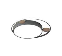 ZBZFGE Chandeliers, Nordic Color LED Flush Mount Fixture Creative Side Light Lighting Ultra-Thin 2.36 Inches Ceiling Lamp for Bedroom, Kitchen, Dining Room 3000K(Grey,21.6in)