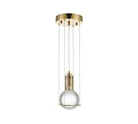 ZBZFGE Chandeliers, Nordic Crystal Lamp Geometric Pendant Lighting Fixture Hollow-out Metal Lampshade Postmodern Ceiling Hanging Light Creative Suspension Lights Ornament Bedside Dining Room(Clear)