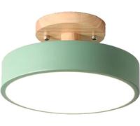 ZBZFGE Close to Ceiling Lights - Round Ceiling Light Acrylic 3-Color Dimming Ceiling Lamp Semi Flush Mount Close to Ceiling Fixture