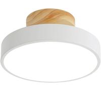ZBZFGE Close to Ceiling Lights - Round Ceiling Light Acrylic 3-Color Dimming Ceiling Lamp Semi Flush Mount Close to Ceiling Fixture