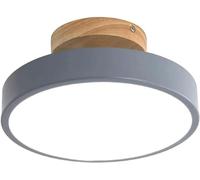 ZBZFGE Close to Ceiling Lights - Round Ceiling Light Acrylic 3-Color Dimming Ceiling Lamp Semi Flush Mount Close to Ceiling Fixture