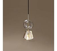 ZBZFGE Contracted Crystal Pendant Light Single Head Chandelier for Bedroom Restaurant Corridor Hanging Lamp Indoor Decoration Small Interesting Life ，Hanging Lamp