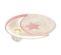 ZBZFGE Creative Children's Room Lamp 3000-6000K Led Close to Light 3 Coldimmable Chandelier Pink Star Ceiling Sconces Decorative Lighting Fixtures for Bedr
