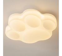 ZBZFGE Creative Cream Breeze Cat Paw Sbedroom Fixture Minimalist White Kids Ceiling Nordic Boy Girl'S Room Chandelier for Nursery Kindergarten 's Room/Three Color Light