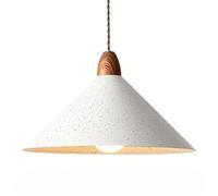 ZBZFGE Creative French Personality Iron Art Pendant Lamp | Base Ceiling Fixture | Minimalist Chandelier for Restaurant, Coffee Shop, and Clothing Shop Decoration(35cm)