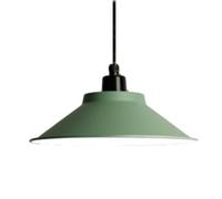 ZBZFGE Creative Industrial Style Metal Pendant Light, Light Source Chandelier, American Personality Hanging Lamp, Decorative Fixtures for Living Room, Restaurant, Office(Green)