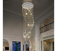 ZBZFGE Creative Spiral Chandelier Duplex Staircase Pendent Lamp Contemporary Villa Living Room Hanging Home Dining Table Bedroom Suspended Fixture Ceiling Chandelier,Hanging Light