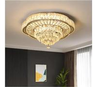 ZBZFGE Crystal Ceiling Light Living Room Bedroom Kitchen Lamp Stainless Steel Indoor Dining Room