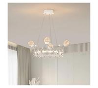 ZBZFGE Crystal Crown Chandeliers Bedroom Hanging Lights Romantic Warm Princess Room Decor Chandelier,Chandelier