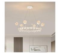 ZBZFGE Crystal Crown Chandeliers Bedroom Hanging Lights Romantic Warm Princess Room Decor Chandelier,Chandelier