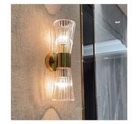 ZBZFGE Crystal Lamp Luxury American Bedroom Bedside Lights Living Room Corridor Staircase Wall Light Decor,s (One Color A)