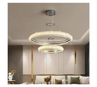 ZBZFGE Crystal Led Ceiling Chandelier Lamp Compatible with Home Hall Living Room Bedroom Decor Luxury Hanging Lights Fixture,Ceiling Pendant LightPendant Light,Hanging Light(Remote Dimming,Dia45 80c