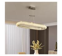 ZBZFGE Crystal Led Ceiling Chandelier Lamp Compatible with Home Hall Living Room Bedroom Decor Luxury Hanging Lights Fixture,Ceiling Pendant LightPendant Light,Hanging Light(Remote Dimming,L90cm 40W