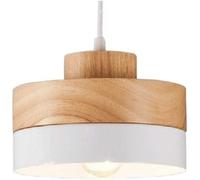 ZBZFGE Decor Adjustable Imitation Wood Grain Iron Metal Pendant - Double Line Chandelier Droplight Ceiling Lamp Hanging Suspension Light Compatible with Home Bar Lighting D,