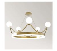 ZBZFGE Deluxe Crown Lamp Lovely Ring Shade Kids Room Ceiling Light Pendant Lamp,s,80cm