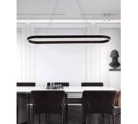 ZBZFGE Dimmable 80W Pendant Light Fitting Island Ceiling Indoor Lamp Dining Table Chandelier Metal and Acrylic Hanging Light Fixture Compatible with Living Room L80cm ，Hanging Lamp