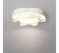 ZBZFGE Dimmable Flower Lighting Fixture Nordic Bedroom Lamp Warm Ceiling Princess Room Light Girl Children's Study Chandelier Interesting Life,Hanging Light(50cm,Whi