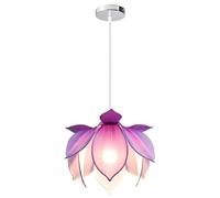 ZBZFGE Farmhouse Chandelier with Fabric Shade, Four Sizes, Blue, Purple, Red, Green, Yellow and Orange Light