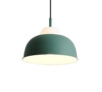 ZBZFGE Fashion Light Fixtures Semi-Circular Aluminum Pendant Shade Elegance Metal Hanging Lamp E27 Base Color Industrial Ceiling Chandeliers Compatible with Living Room Kitchen Stud