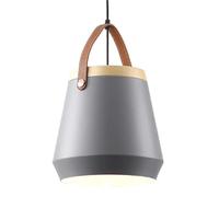 ZBZFGE Flush Mount Single-Head Pendant Light | Style Metal Hanging Lamp | Creative Personality Chandelier Lampshade | Screw Ceiling Pendant Lamp for Porch and Corridor Decoration(Natural)