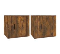 ZBZFGE Gabinete Multifuncional para Exteriores - Mesita de Noche Gris de 2 Piezas para Cocina, Sala de Estar, Dormitorio, Oficina en casa - Solución de Almacenamiento de 50x39x47 cm