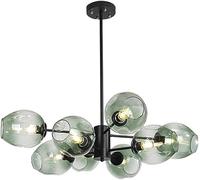 ZBZFGE Glass Globe Boutique Decoration Gold Chandelier V-intage Wrought Iron Ceiling Light Fixture,Pendant Lights