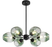 ZBZFGE Glass Globe Boutique Decoration Gold Chandelier V-intage Wrought Iron Ceiling Light Fixture,Pendant Lights