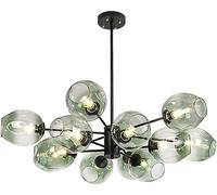 ZBZFGE Glass Globe Boutique Decoration Gold Chandelier V-intage Wrought Iron Ceiling Light Fixture,Pendant Lights