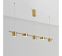 ZBZFGE Gold/Black LED Chandelier for Living Room, Bedroom, Dining Room & More - Dimmable and Easy to Install