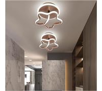 ZBZFGE Gold Led Lights Compatible with Living Room Bedroom - Hall Corridor Lamp Stars Loft Stairs Light Luminaria Ceiling Chandelier,Hanging Light(Brown)