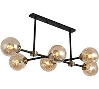 ZBZFGE Gold Sputnik Chandeliers Chandelier Old-Fashioned Industrial Lighting Ceiling Lights Mid-Century Living Room Dining Bedroom-Gold 99x15cm Made in China