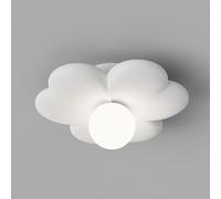 ZBZFGE Green Flower Hallway Light Nordic Creative Balcony Aisle Ceiling Lamp Mid Century Minimalist Bedroom Chandelier for Porch Cloakroom Stairs Entrance Hall Kitchen Bathroom/White