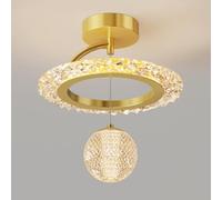 ZBZFGE Hallway Light Fixture Nordic Creativity White Globe Close to Kitchen Ceiling Lamp Mid Century Minimalist Bedroom Chandelier for Stair Foyer Entrance Living Room Study/D