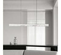 ZBZFGE Height-Adjustable Copper Chandelier with Minimalist LED Lighting for Dining Room and Kitchen